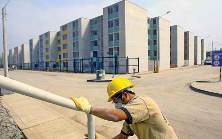 Crece el sector de la construcción en Perú un 11.9 %