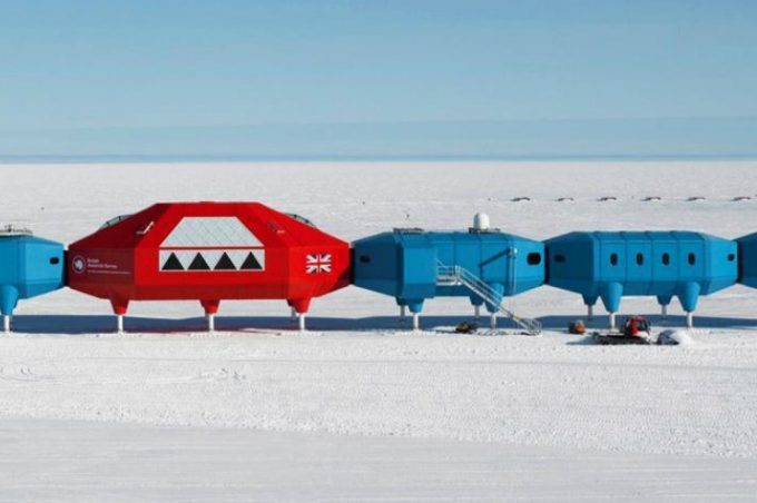 Base británica en la Antártica inspirada en Star Wars