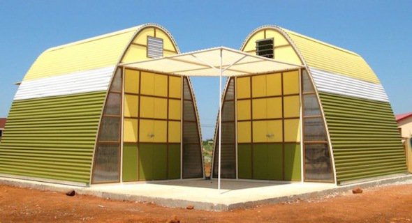 Vivienda que se levanta en menos de 24 horas