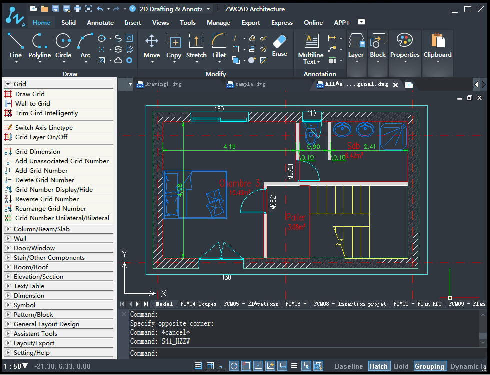 Software ZWCAD Architecture
