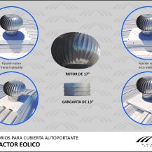 Ficha técnica: Extractor eolico