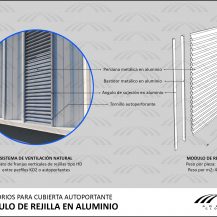 Ficha ténica: Modulo de rejilla