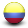 ícono bandera de colombia