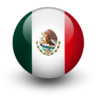 ícono bandera de méxico